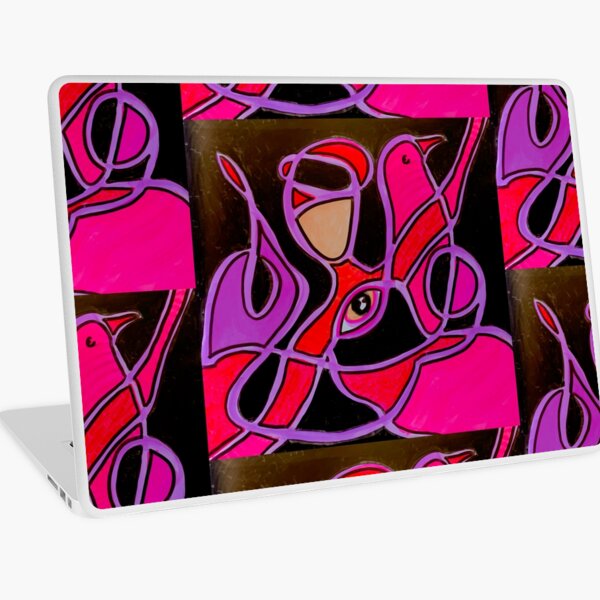 Pink Ladybird Laptop Skin