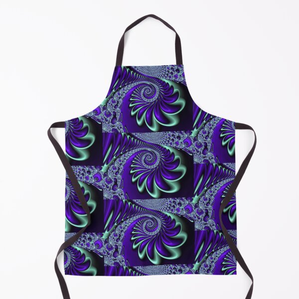 Item preview, Fractal Spiral Purple and Mint Green designed and sold by IssyDesigns.