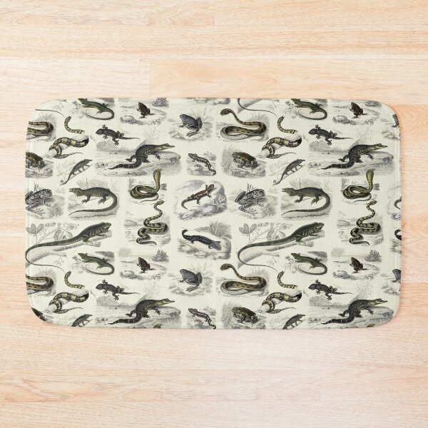 Item preview, Antique Black & White Toile Reptiles & Amphibians designed and sold by famousblue.