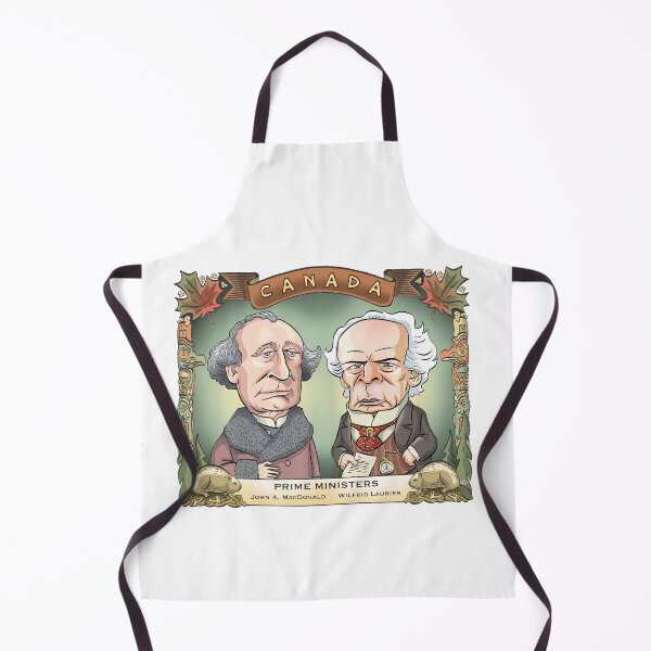 Item preview, Prime Ministers John A MacDonald & Wilfrid Laurier designed and sold by MacKaycartoons.