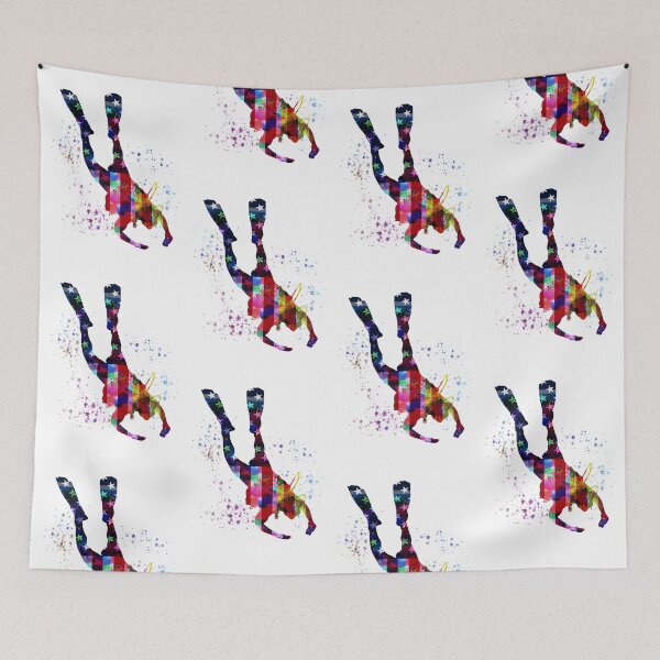 Item preview, Watercolor American Flag - Diving designed and sold by FlossieShop96.