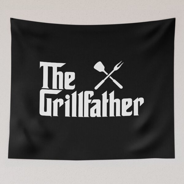 Item preview, The Grill father (Grillfather) Funny BBQ Party designed and sold by Merch Extreme.