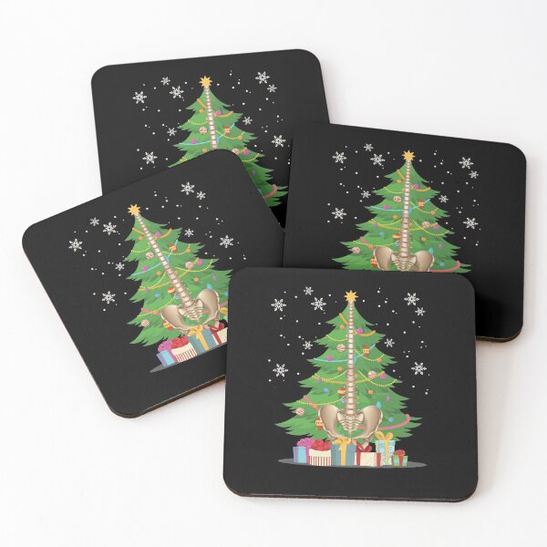 Item preview, Christmas tree with spine funny Chiropractic Christmas designed and sold by patroart.