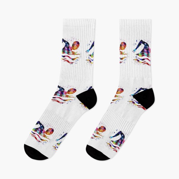 Item preview, Watercolor American Flag - Swimming  designed and sold by FlossieShop96.