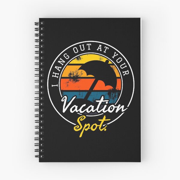 Item preview, I hang out at your vacation spot vintage sunset design designed and sold by Coasties.