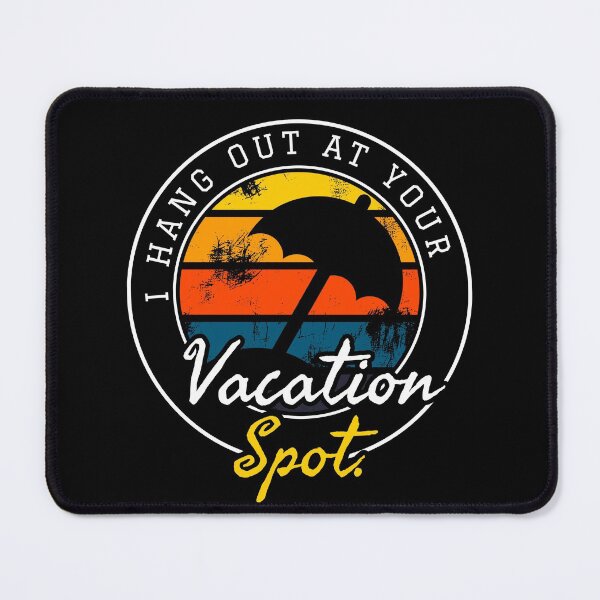 Item preview, I hang out at your vacation spot vintage sunset design designed and sold by Coasties.