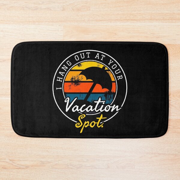 Item preview, I hang out at your vacation spot vintage sunset design designed and sold by Coasties.
