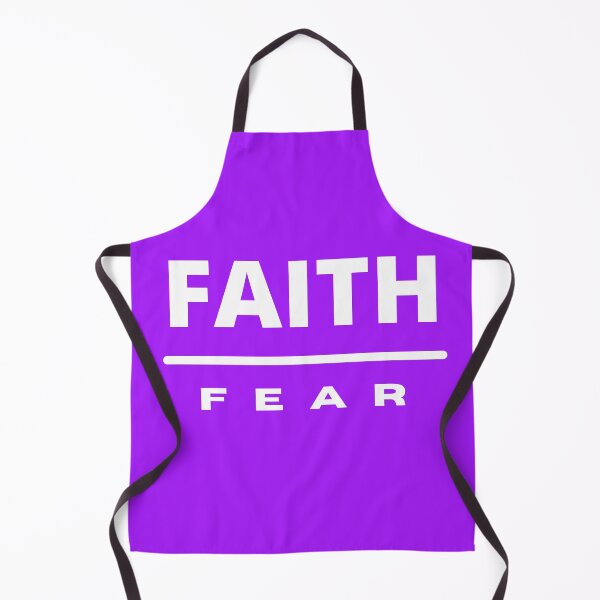 Item preview, Faith Over Fear | White on Purple designed and sold by WordsToArt.