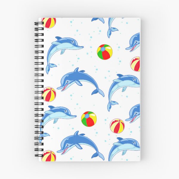 Item preview, Funny Dolphins With Colorful Balls designed and sold by JaskolArt.