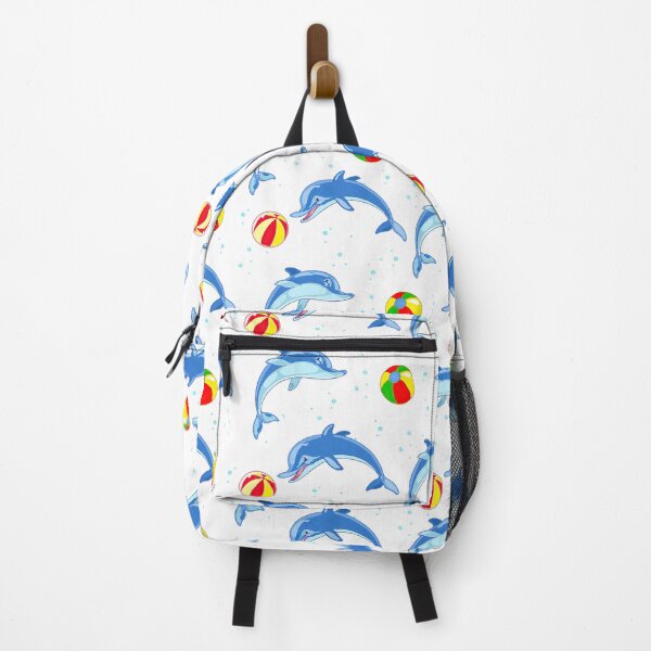 Item preview, Funny Dolphins With Colorful Balls designed and sold by JaskolArt.