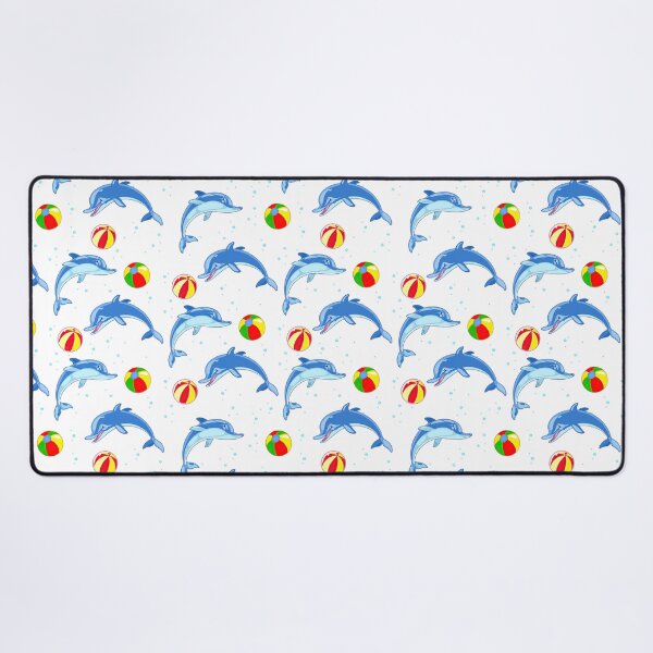 Item preview, Funny Dolphins With Colorful Balls designed and sold by JaskolArt.