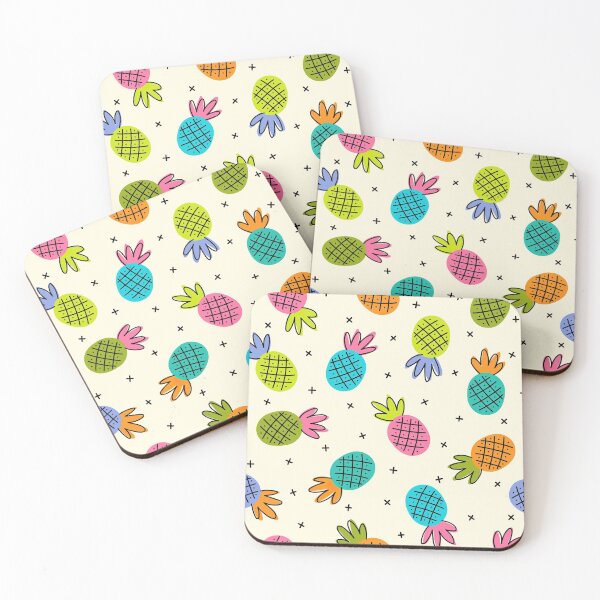 Item preview, Different Color Pineapples designed and sold by JaskolArt.
