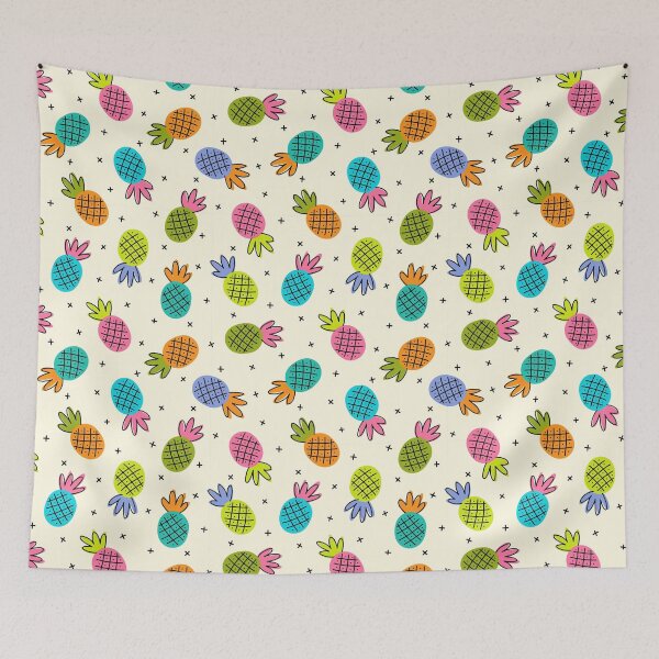 Item preview, Different Color Pineapples designed and sold by JaskolArt.