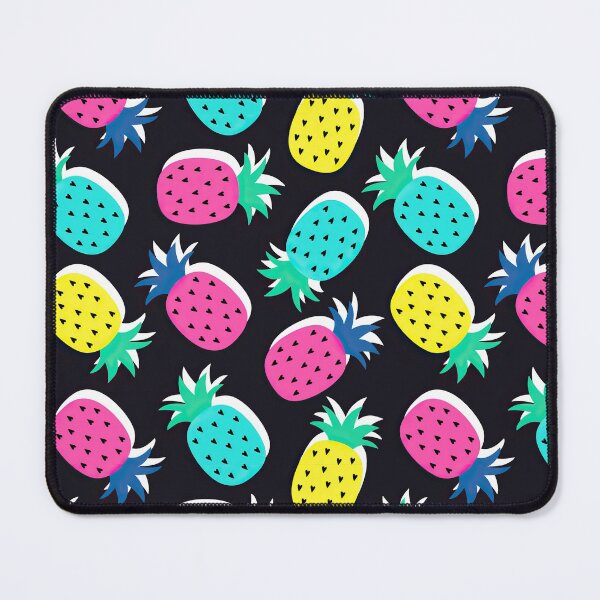 Item preview, Different Color Pineapples On Black designed and sold by JaskolArt.