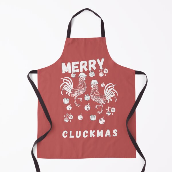 Item preview, Merry Cluckmas Funny Chicken Pun Vintage Design designed and sold by marvacousins246.