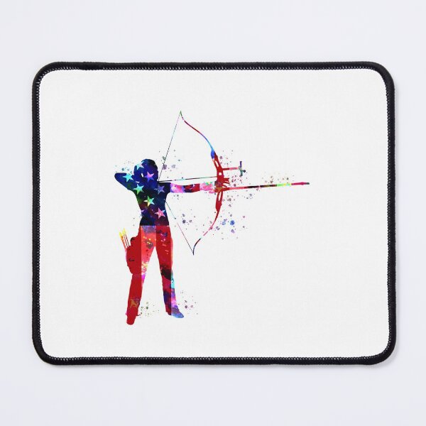 Item preview, Archery American Flag Color Art designed and sold by JaskolArt.