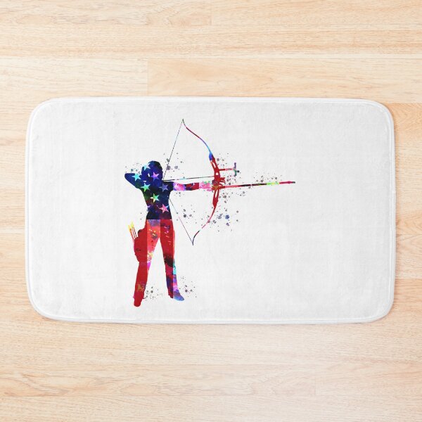 Item preview, Archery American Flag Color Art designed and sold by JaskolArt.