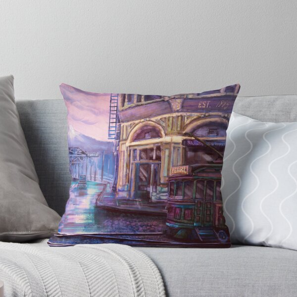Item preview, Portland Historical - Morrison Bridge PAINTING  designed and sold by sunnthreads.