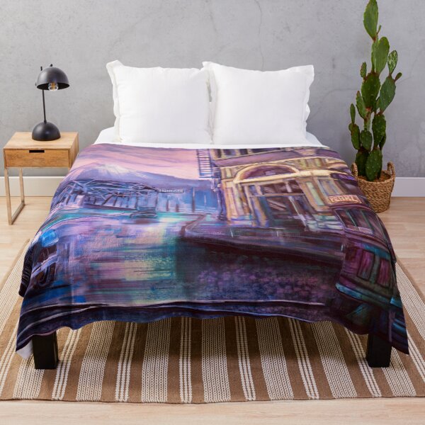 Item preview, Portland Historical - Morrison Bridge PAINTING designed and sold by sunnthreads.
