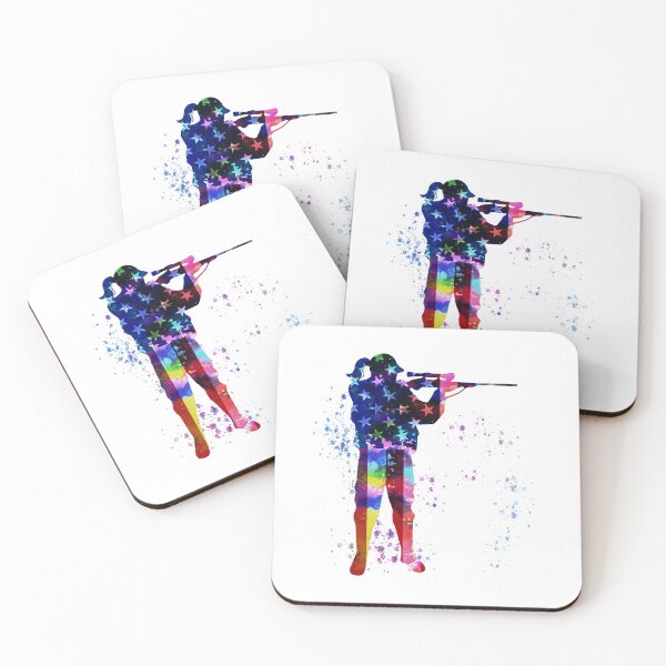 Item preview, Shooting American Flag Color Art designed and sold by JaskolArt.