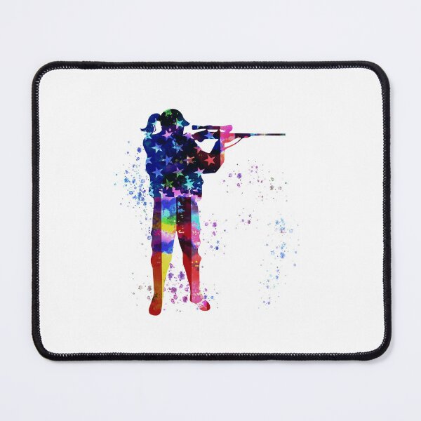 Item preview, Shooting American Flag Color Art designed and sold by JaskolArt.