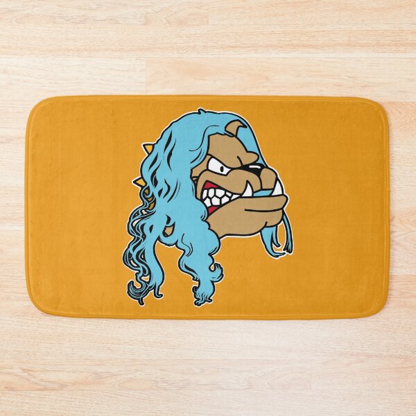 Item preview, Bulldog in wigs #2 skyblue designed and sold by HONGSOOLSHOP.