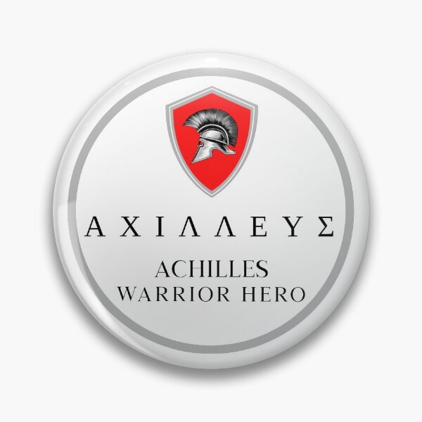 Item preview, Achilles Warrior Hero Greek Demigod Mythology Design designed and sold by OnyxMoonDesigns.