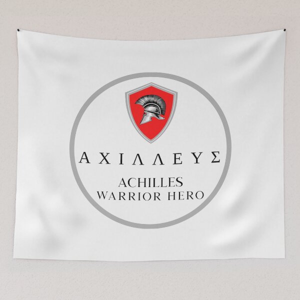 Item preview, Achilles Warrior Hero Greek Demigod Mythology Design designed and sold by OnyxMoonDesigns.