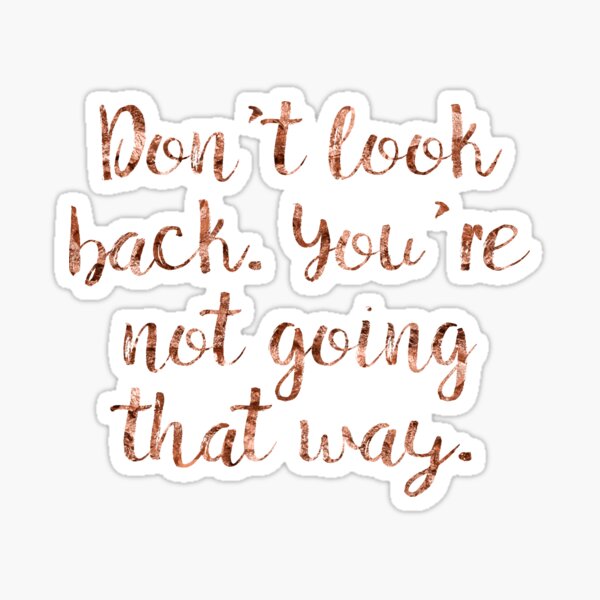 Item preview, Don't look back designed and sold by peggieprints.