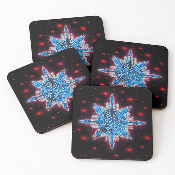 Item preview, Acanthophracta , unicellular creatures of the sea , variation 2 designed and sold by Floradigital.