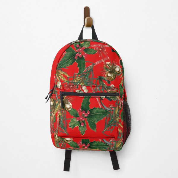 Item preview, Christmas Holly pattern-Cadmium Red designed and sold by Lalita-Designs.