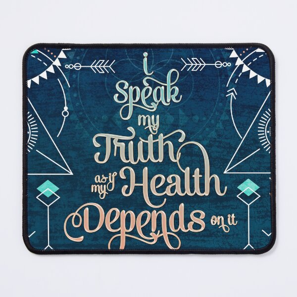 Item preview, Affirmation Speaking our truth Mantra designed and sold by webgrrl.