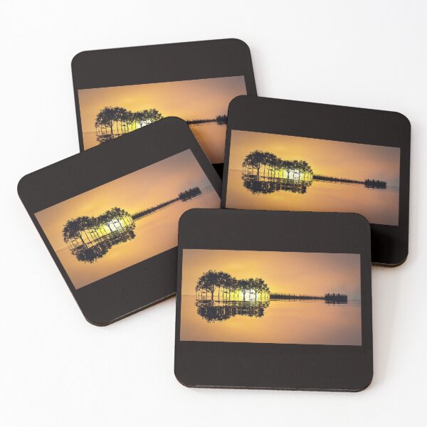 Item preview, Sunset Guitar Reflections On An Island - Music and Island Lovers designed and sold by lduke47.