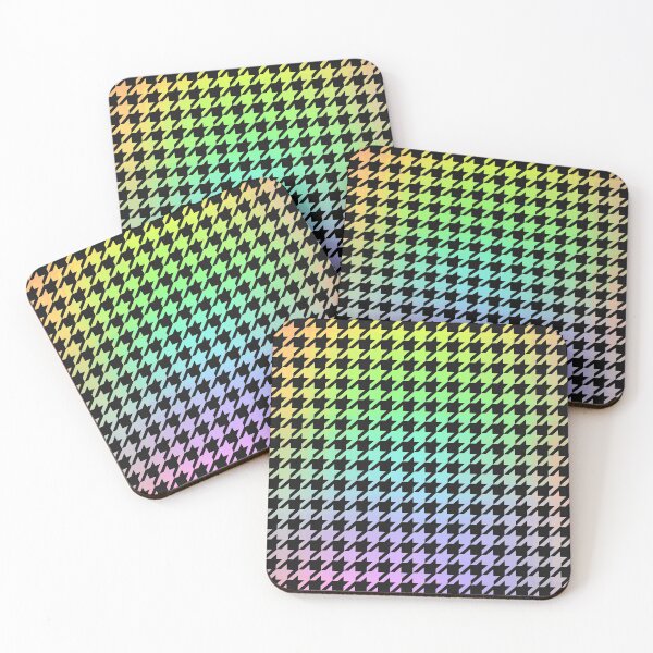 Item preview, Rainbow Houndstooth Print designed and sold by Lylabean22.