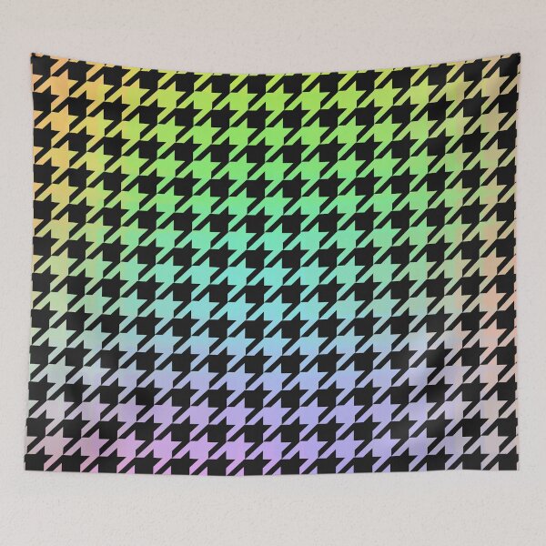 Item preview, Rainbow Houndstooth Print designed and sold by Lylabean22.