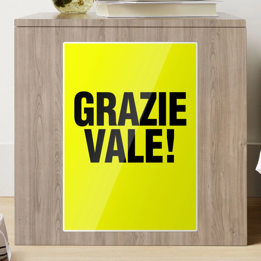 Grazie Vale Sticker for Sale by wahyuekos