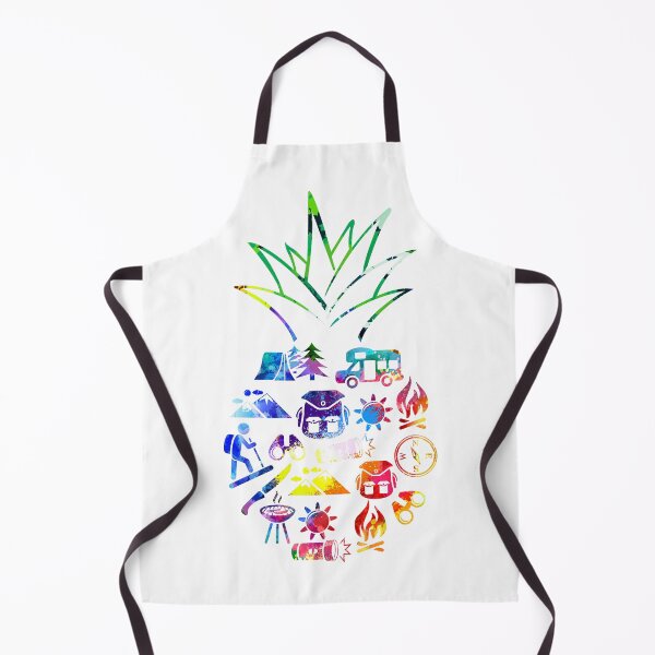 Item preview, Camping pineapple watercolor designed and sold by aggiexnjoz.