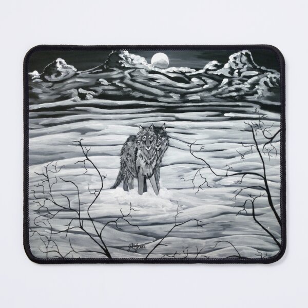 Item preview, Wolves in the chill of winter designed and sold by Jacklyn G. Jones.