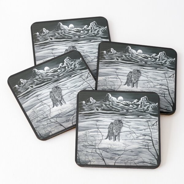 Item preview, Wolves in the chill of winter designed and sold by Jacklyn G.  Jones.