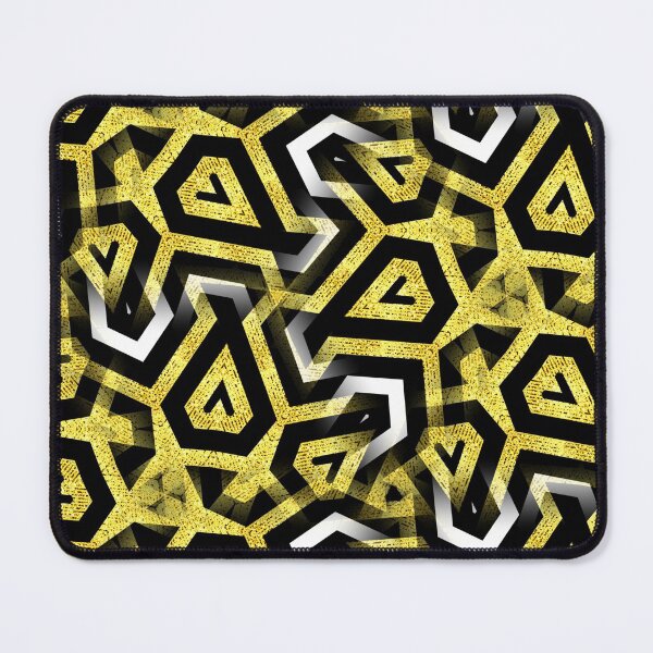 Item preview, Gold Black White Abstract Patterns designed and sold by webgrrl.