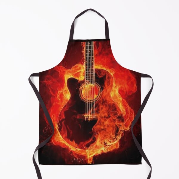 Item preview, Burning Guitar - Hot Music Trend Gift Ideas on Apparel and Decor. designed and sold by lduke47.