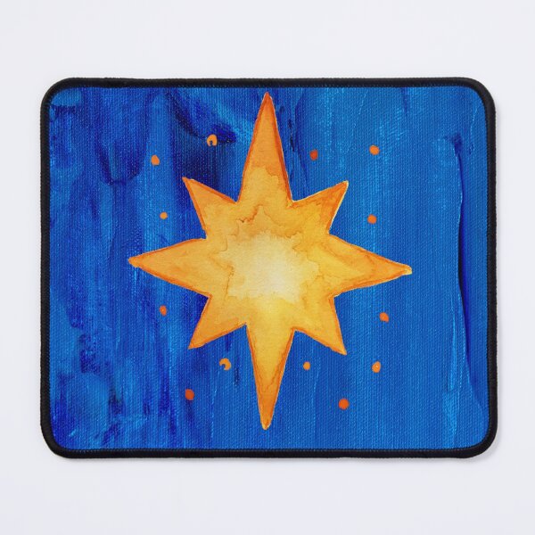 Item preview, Liturgical Blue, with Bethlehem Star designed and sold by CheekyGrace.
