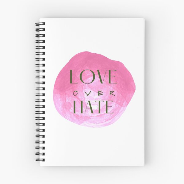 Item preview, Love over Hate (dusty magenta)  designed and sold by CheekyGrace.