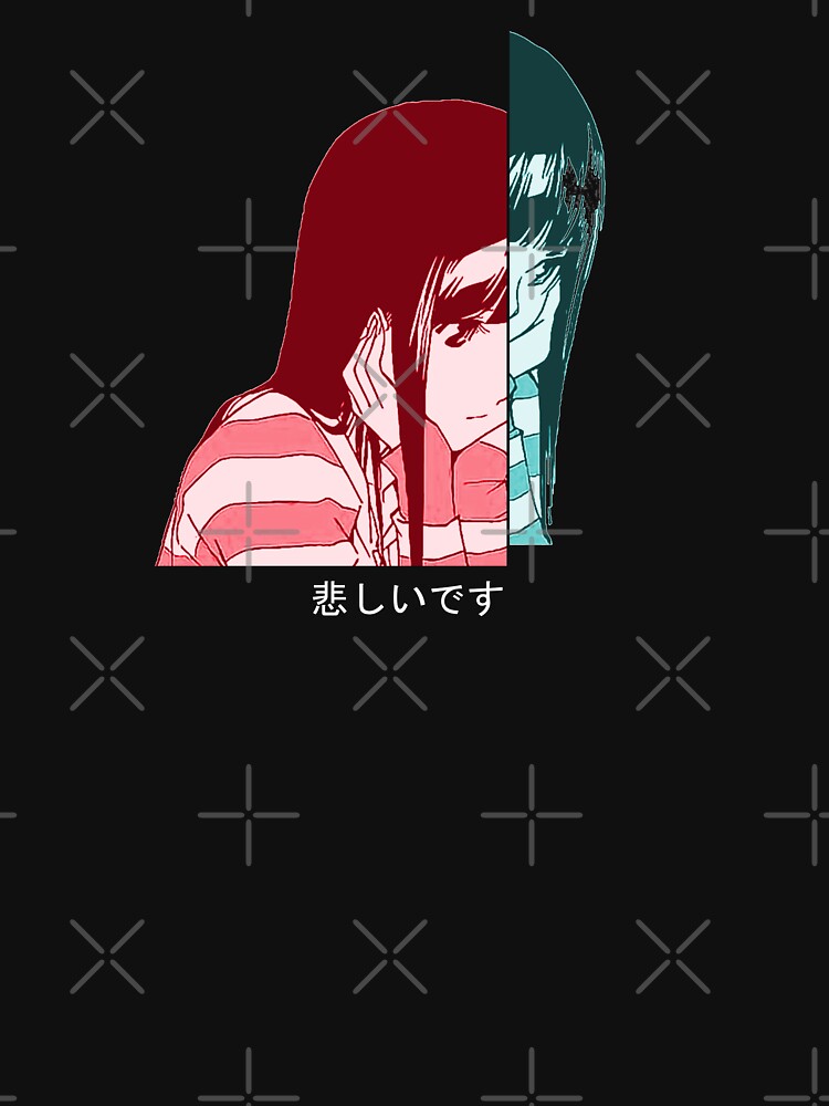 Sad Anime Aesthetic Lofi T Shirt For Sale By Grphitee Redbubble Anime T Shirts Anime