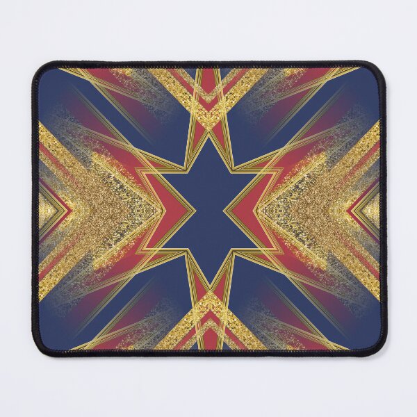 Item preview, Indah | Red Navy Blue & Gold designed and sold by webgrrl.