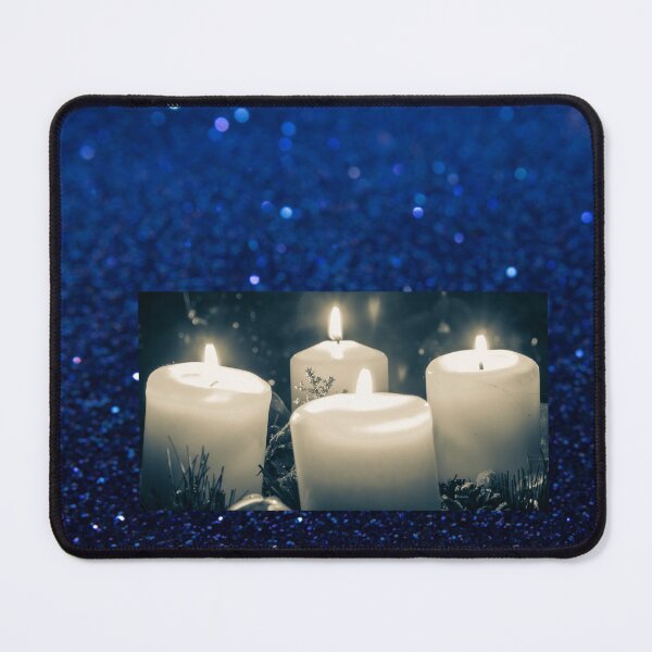 Item preview, Liturgical Blue with four Advent Candles  designed and sold by CheekyGrace.