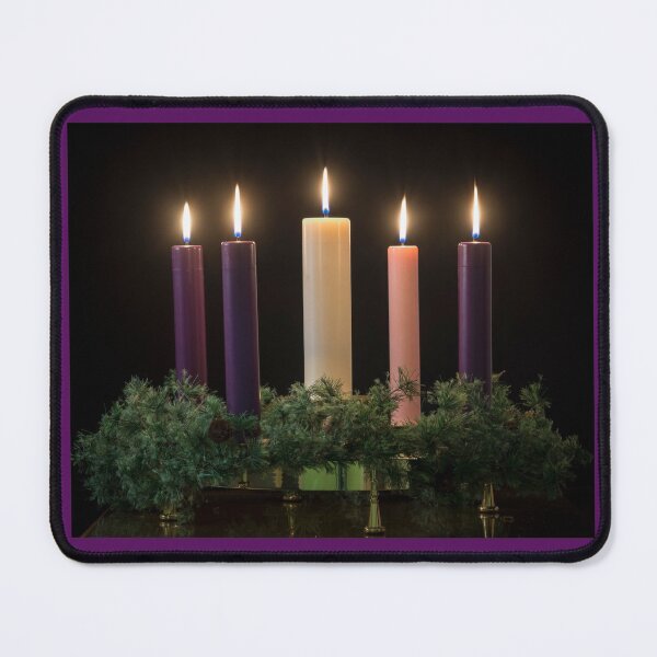 Item preview, Liturgical Purple Advent Wreath designed and sold by CheekyGrace.