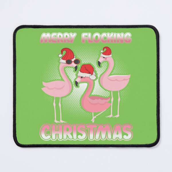 Item preview, Christmas Holiday Flamingos - Merry Flocking Christmas designed and sold by AlteredAtelier.