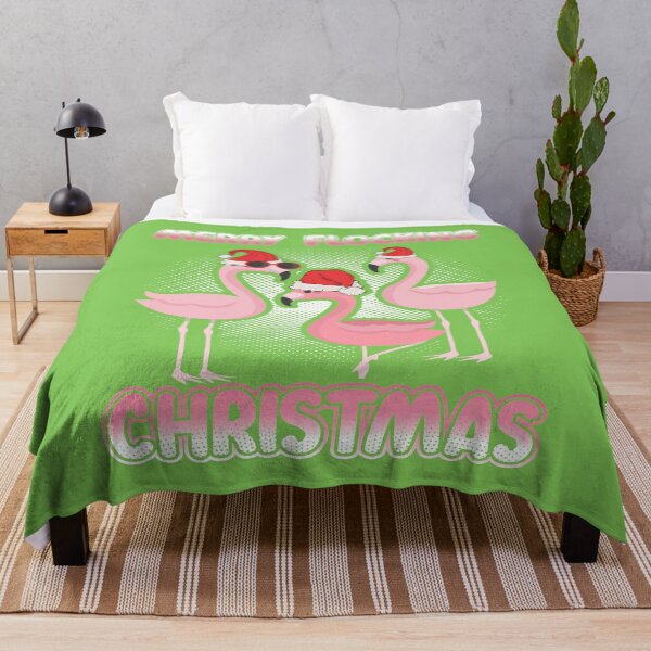 Item preview, Christmas Holiday Flamingos - Merry Flocking Christmas designed and sold by AlteredAtelier.
