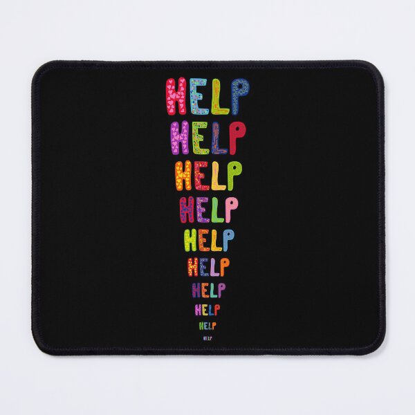 Item preview, HELP - Colorful hand drawn letters designed and sold by cleolovescolor.
